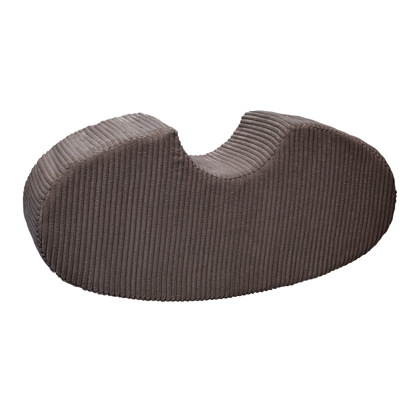 Bonenvormig Schuimblok Fluweel Bruin Verbeeldingstimulerend by MeowBaby