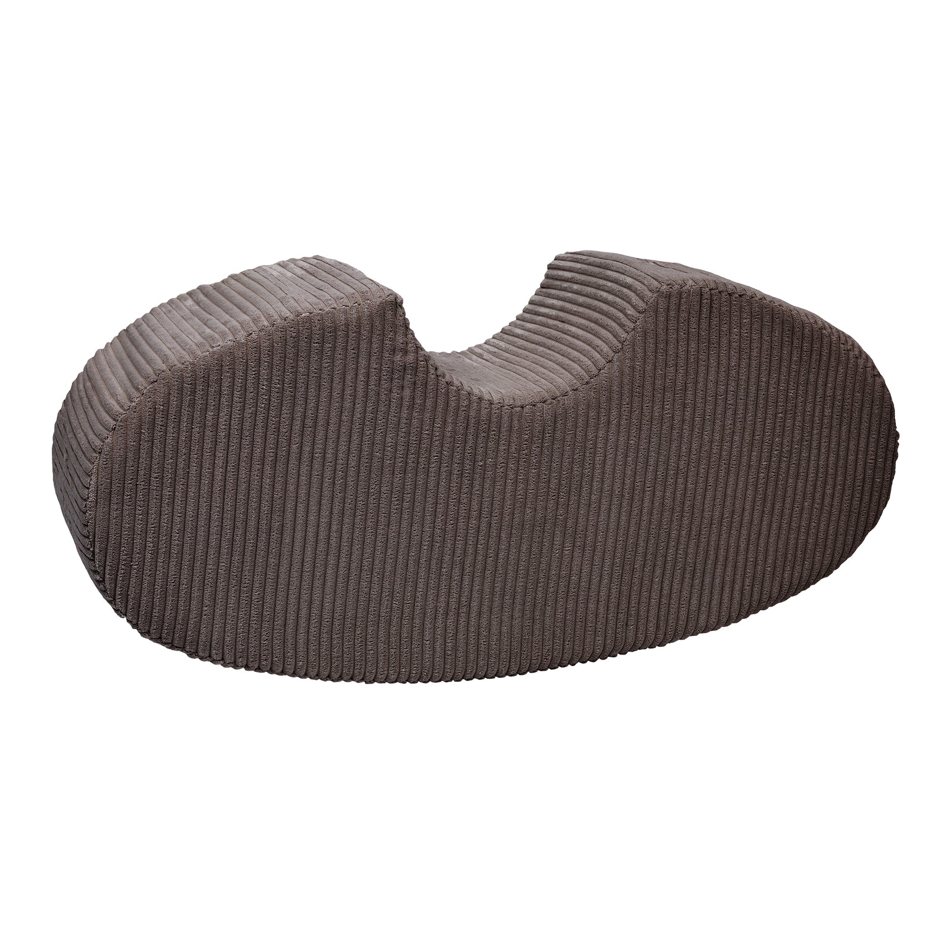 Bonenvormig Schuimblok Fluweel Bruin Verbeeldingstimulerend by MeowBaby