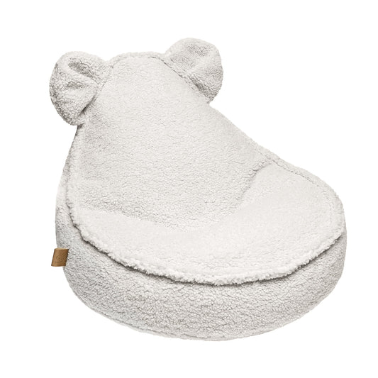 Poef Knuffelbeer Crème Designkussen Kindvriendelijk Comfort by MeowBaby