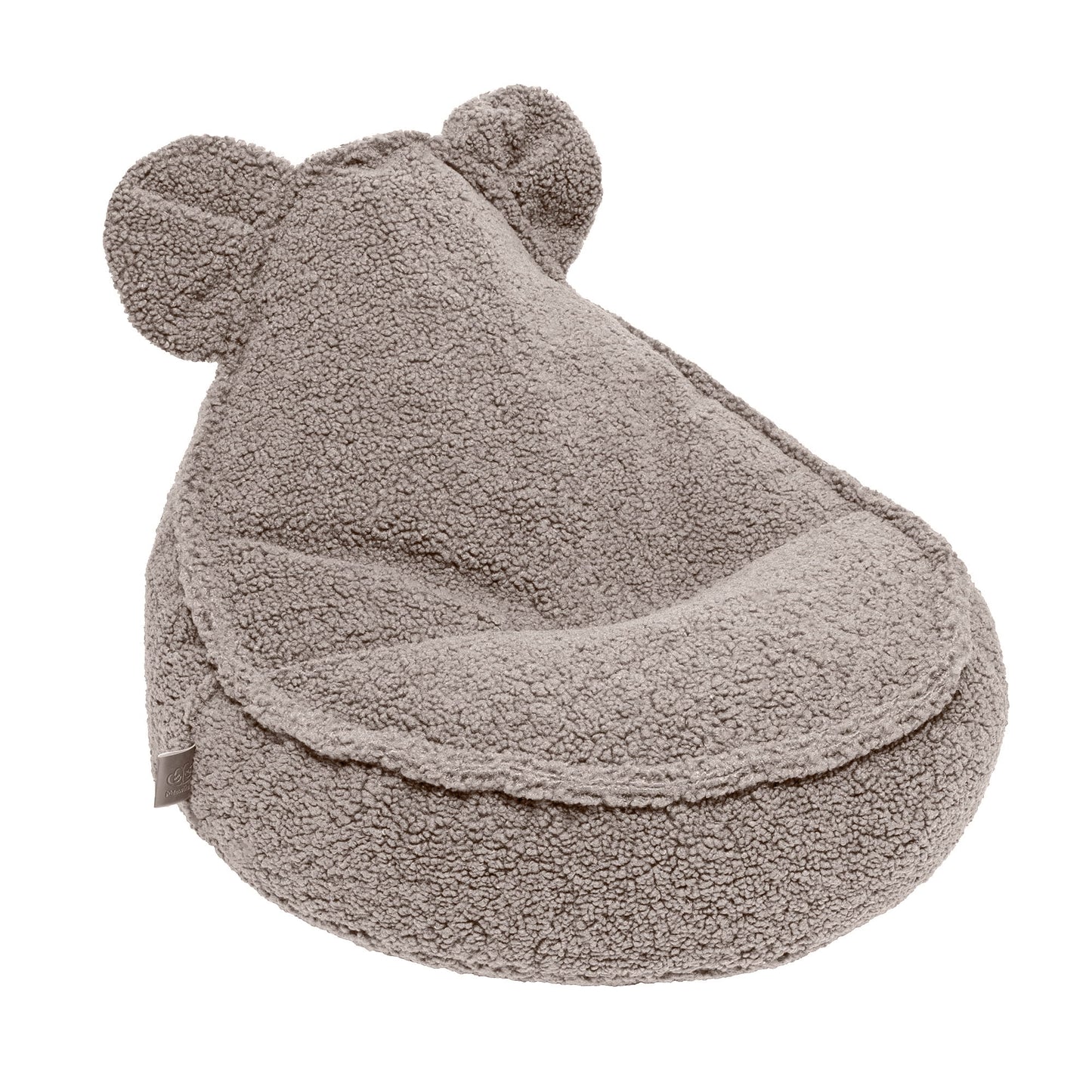 MeowBaby BearlySako Poef Teddybeer Grijs Luxevoering by MeowBaby