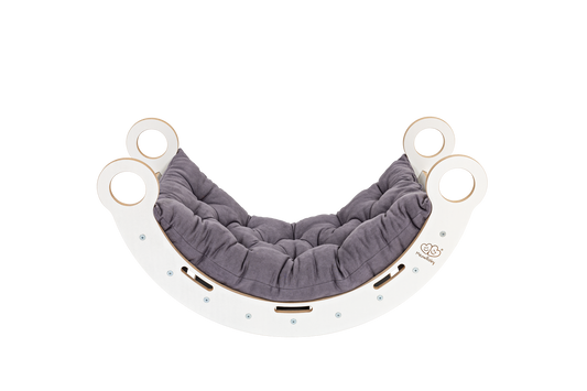 Houten Droomschommel Met Kussen Glijbaan Kinderversie by MeowBaby