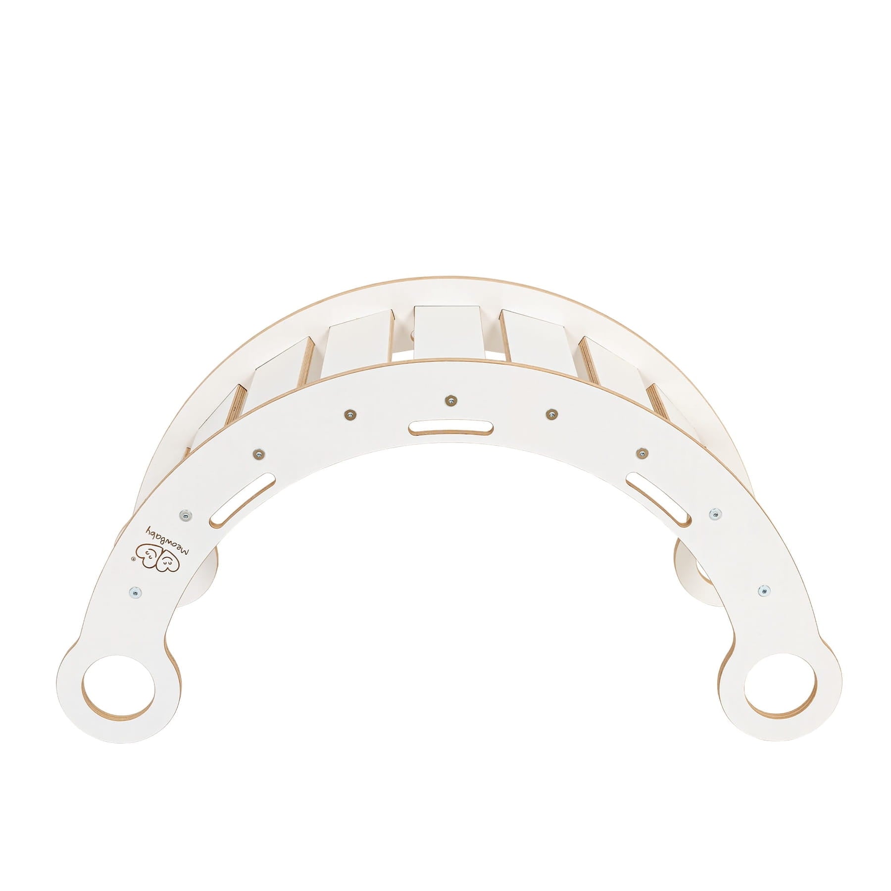 Houten Schommelstoel Met Luxe Kussen GlijbaanSysteem by MeowBaby