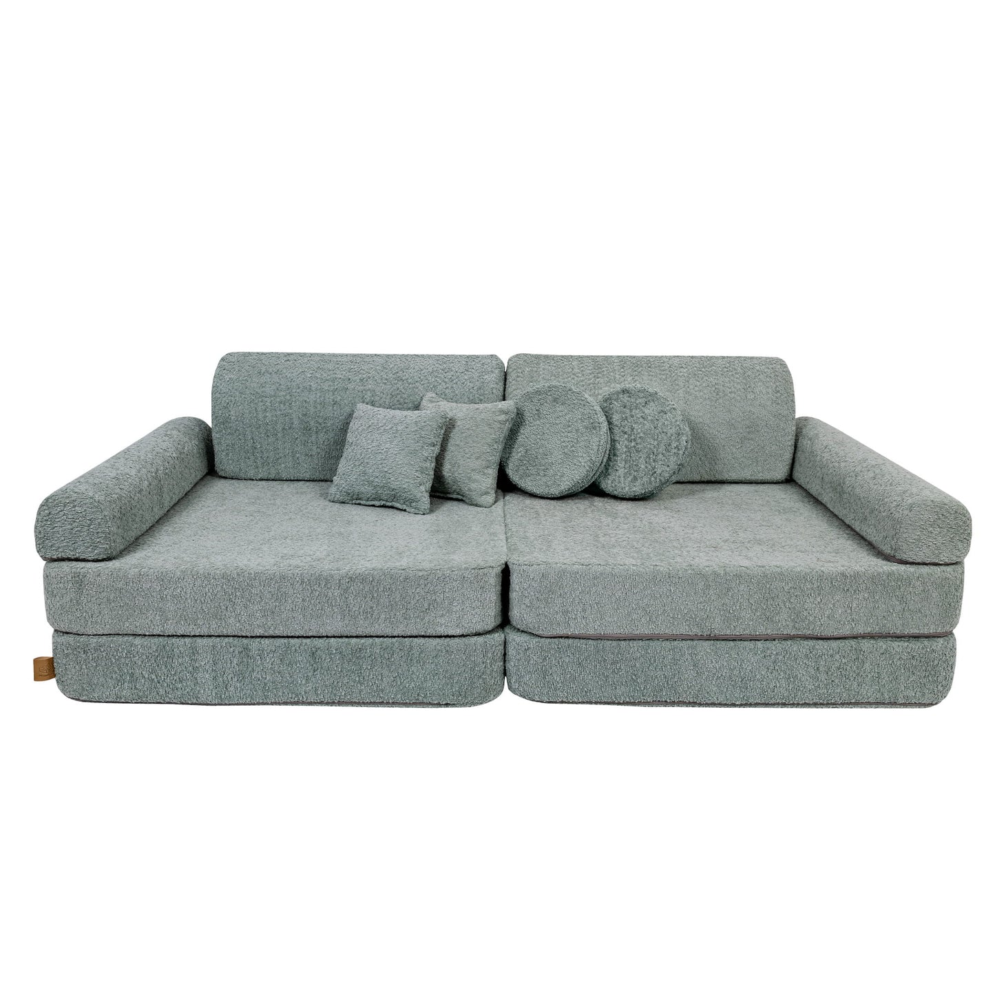 Modulair Kinderbank Premium Bouclé Muntkleur Bekleding by MeowBaby