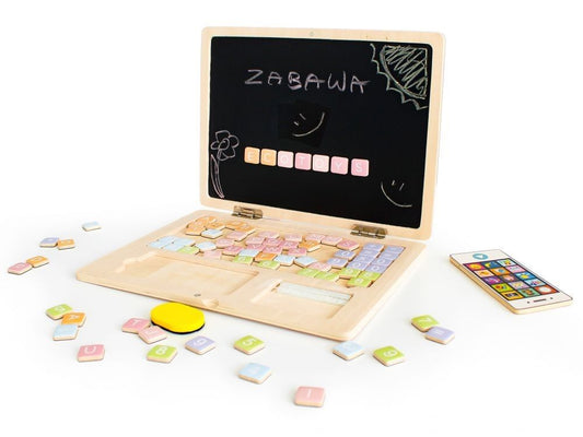 Houten Laptop Tablet Telefoon Set Educatief Speelgoed by ECOTOYS