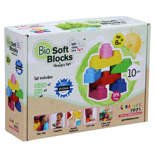 Zachte Blokken Zilverionen Antibacterieel Biogebaseerd by Gerardo's Toys
