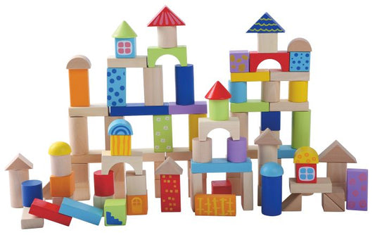 Houten Bouwblokken Kleurrijk Educatief Duurzaam Veilig by Gerardo's Toys