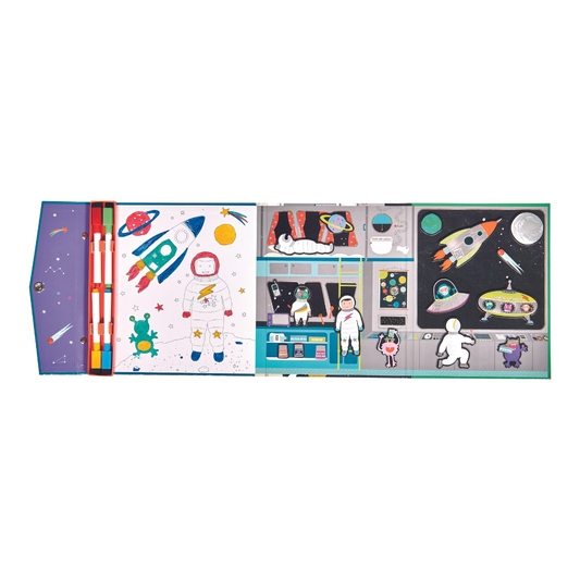 Magnetische Multiplay Speelset Ruimte Tekenen Puzzels by Floss & Rock