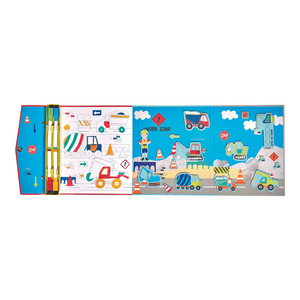 Magnetische Speelset Bouwplaats Puzzel Met Stiften by Floss & Rock