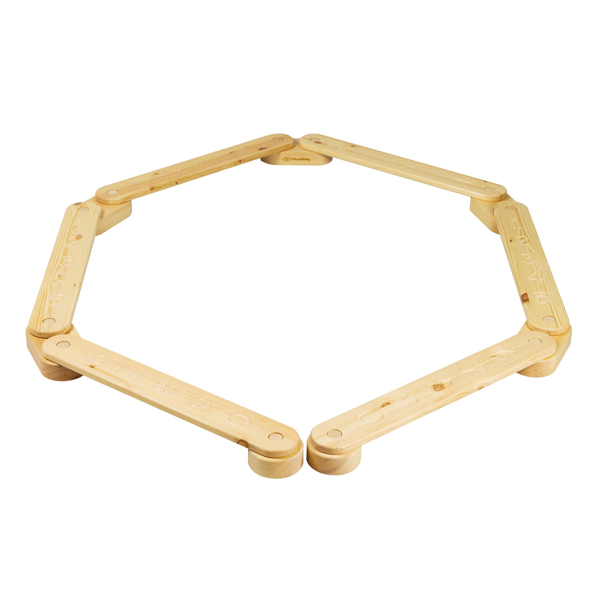 Houten Evenwichtsbalk Zes Elementen Educatief Kinderen by MeowBaby