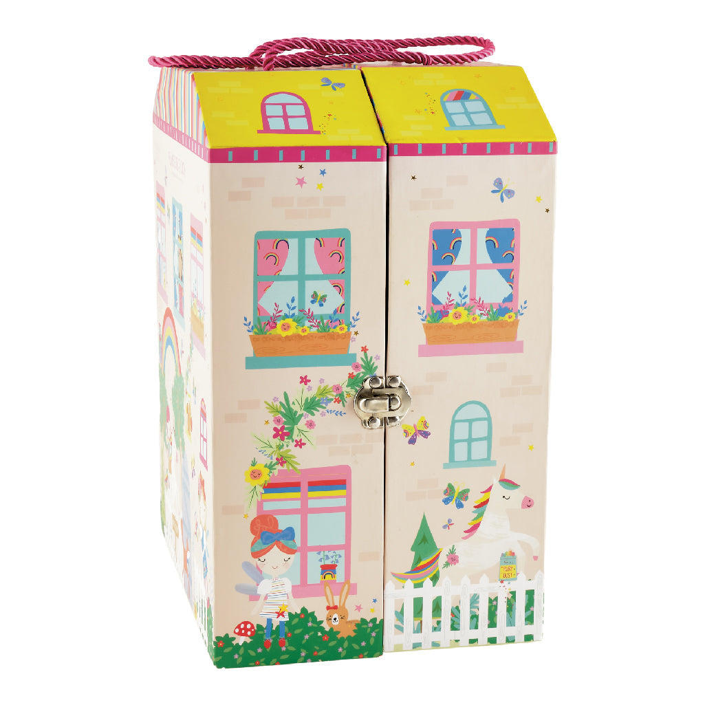 Houten Speelbox Regenboogelf Speelset Exclusief Kinderpakket by Floss & Rock