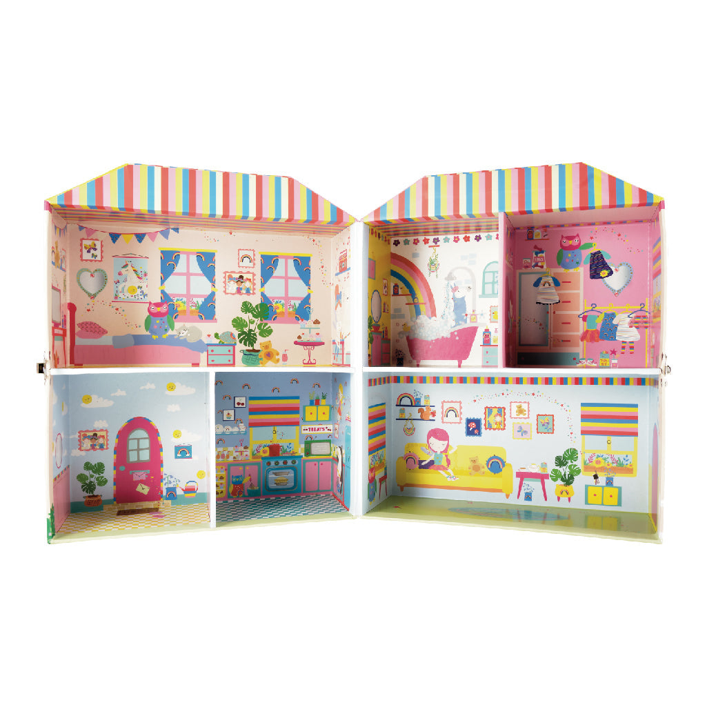 Houten Speelbox Regenboogelf Speelset Exclusief Kinderpakket by Floss & Rock