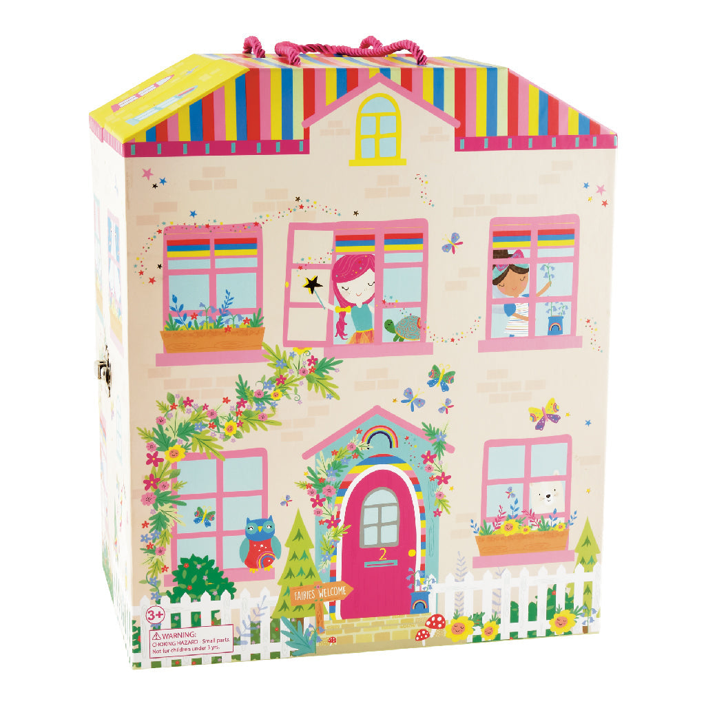 Houten Speelbox Regenboogelf Speelset Exclusief Kinderpakket by Floss & Rock