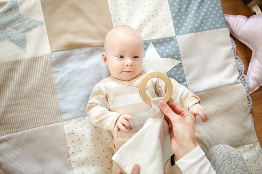 Babypakket Knuffeldeken Vlag Ritselend Zacht Textiel by Karloova