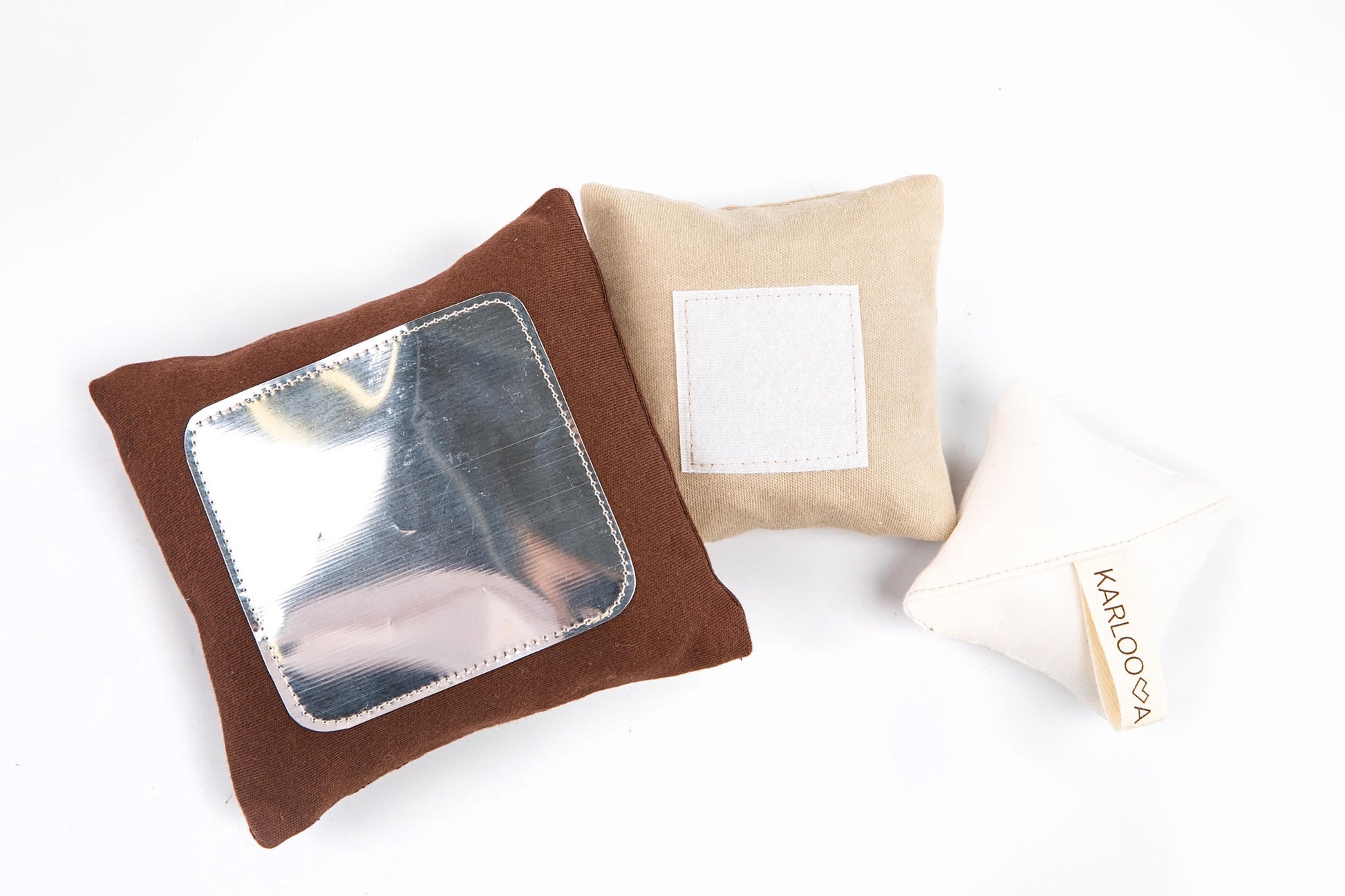 Textiel Babyspeelgoed Kussenstapel Spiegel Geluiden by Karloova