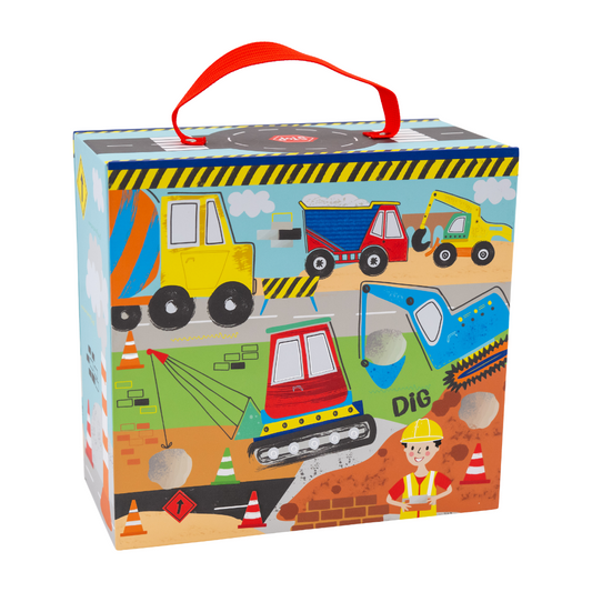 Houten Speelbox Constructie Speelset Met Verkeerslichten by Floss & Rock