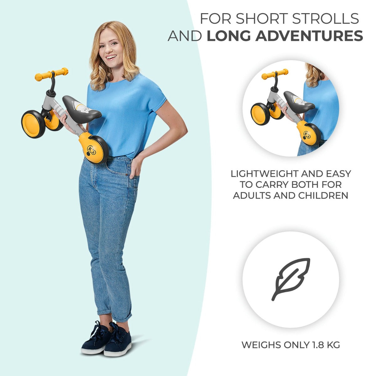 Kinder Loopfiets | Turquoise by Kinderkraft