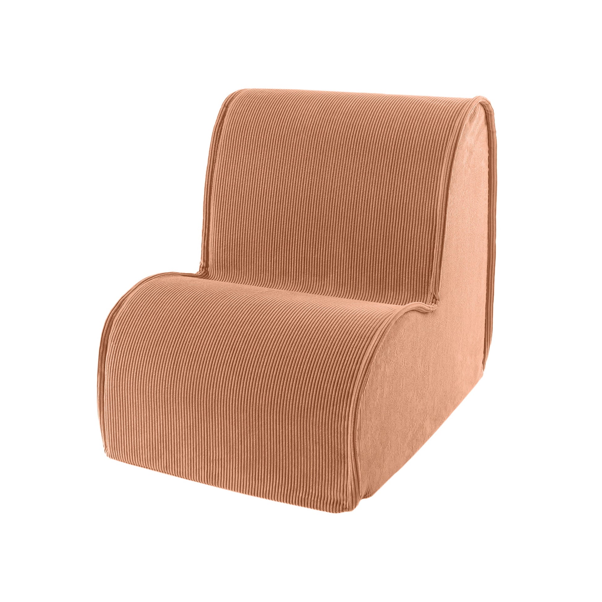 Korduroy Fauteuil Voor Kinderen Baksteenrood Comfort by MeowBaby
