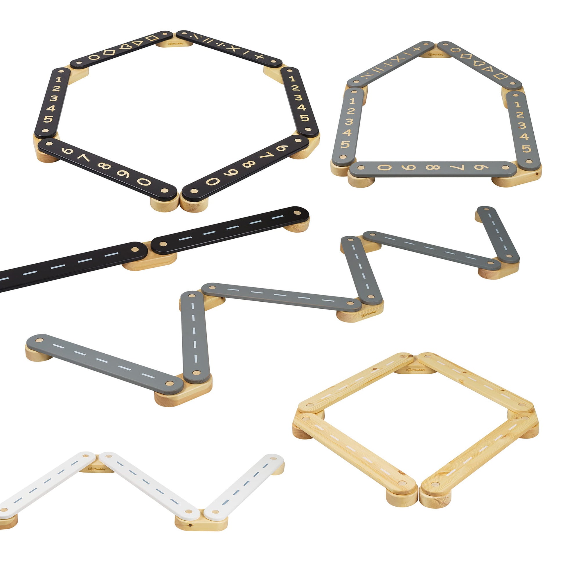 Houten Evenwichtsbalk Zes Elementen Educatief Kinderen by MeowBaby