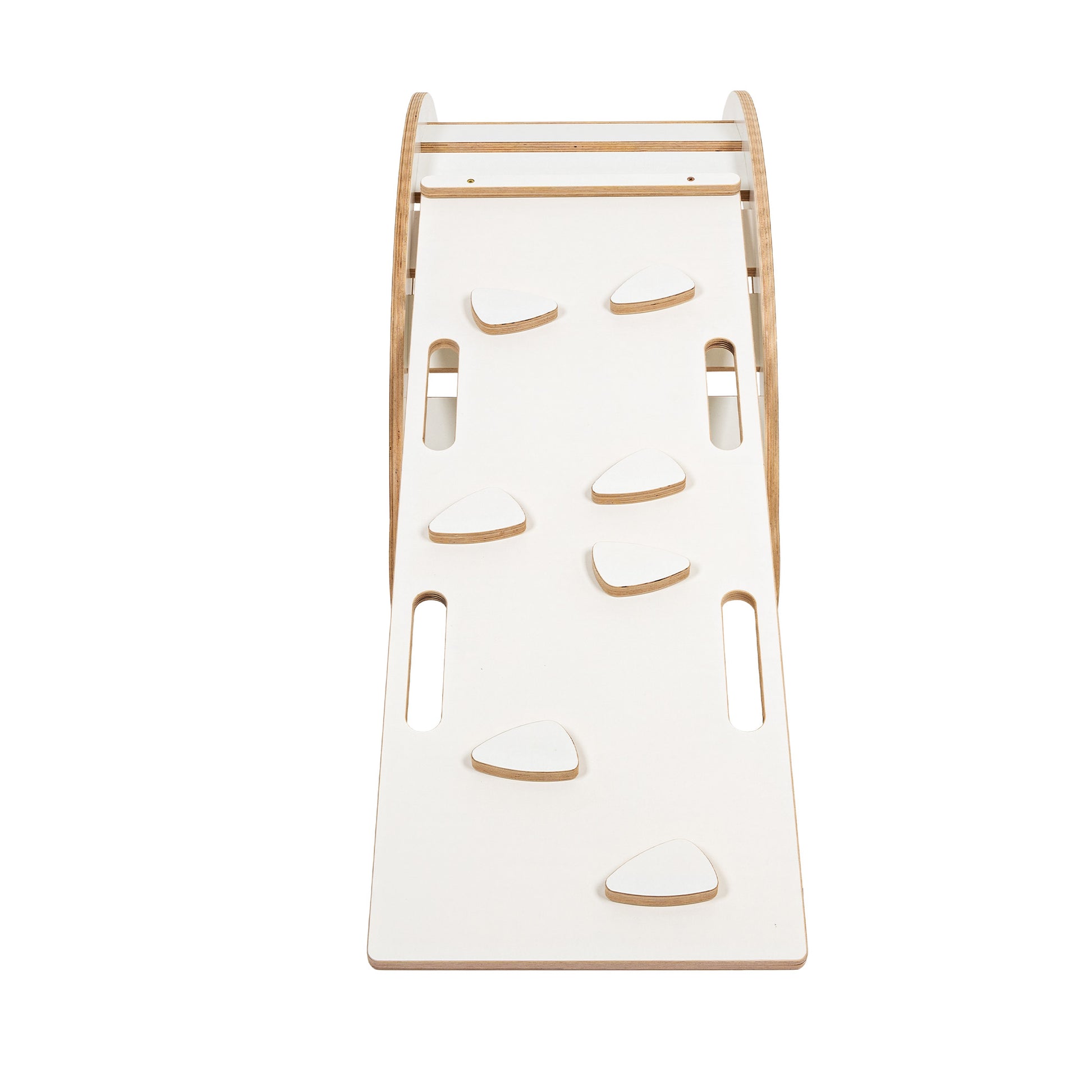 Witte Houten DroomSchommel Met Kussen Glijbaan Ladder by MeowBaby
