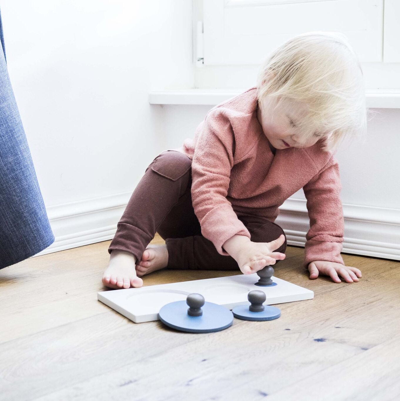 Houten Montessori Puzzel Cirkelvormen Verschillende Maten by Karloova