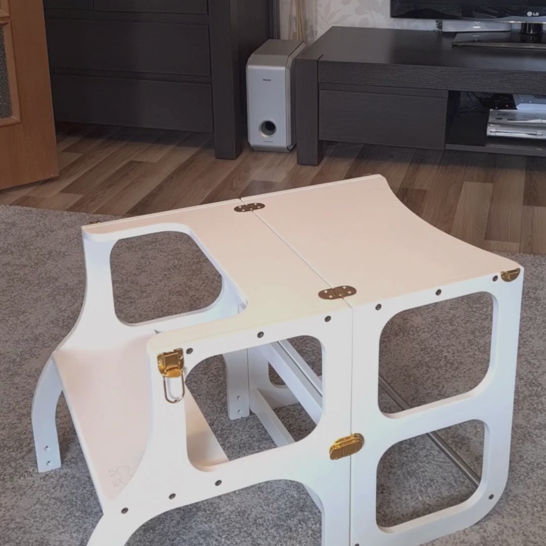 Houten Hulptoren Tafel Montessori Ontwikkeling Kinderen by Ette Tete