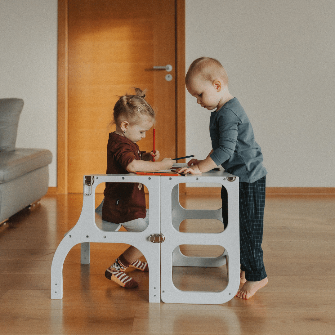Houten Hulptoren Tafel Montessori Ontwikkeling Kinderen by Ette Tete