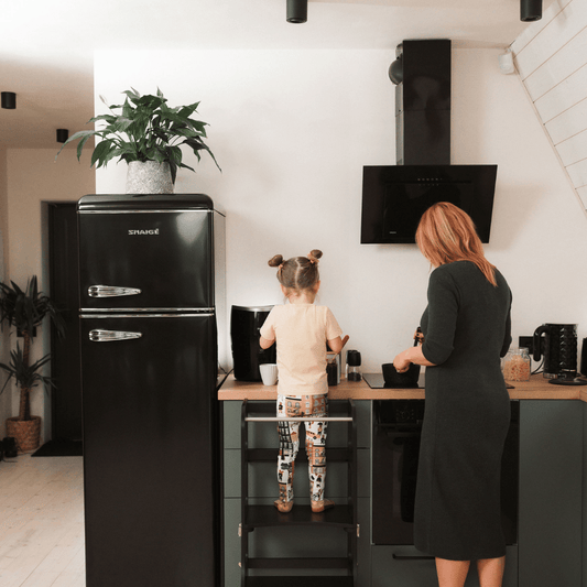 Converteerbare Helpertoren Tafel Voor Kinderen Zwart by Ette Tete
