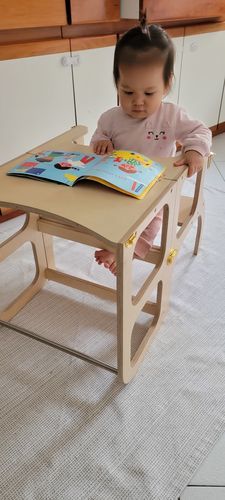 Houten Ombouwbare Helpertoren Tafel Montessori Leerzaam by Ette Tete