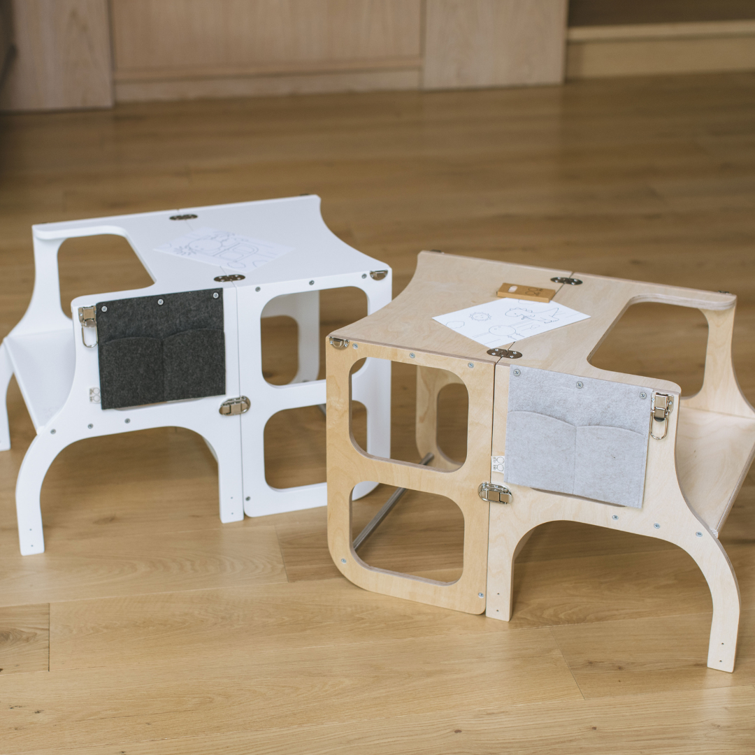 Houten Hulptoren Tafel Montessori Ontwikkeling Kinderen by Ette Tete