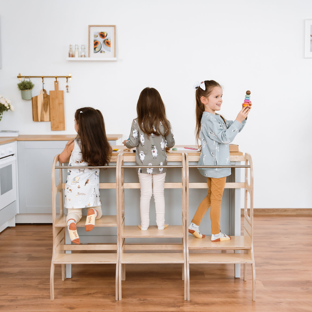 Montessori Verstelbare Hoogte Hulptoren Kinderen Thuis by Ette Tete