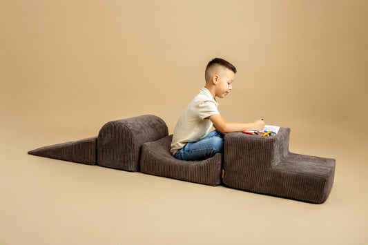 Esthetische Vormenset Bruin Creatieve Bouwstenen Pakket by MeowBaby