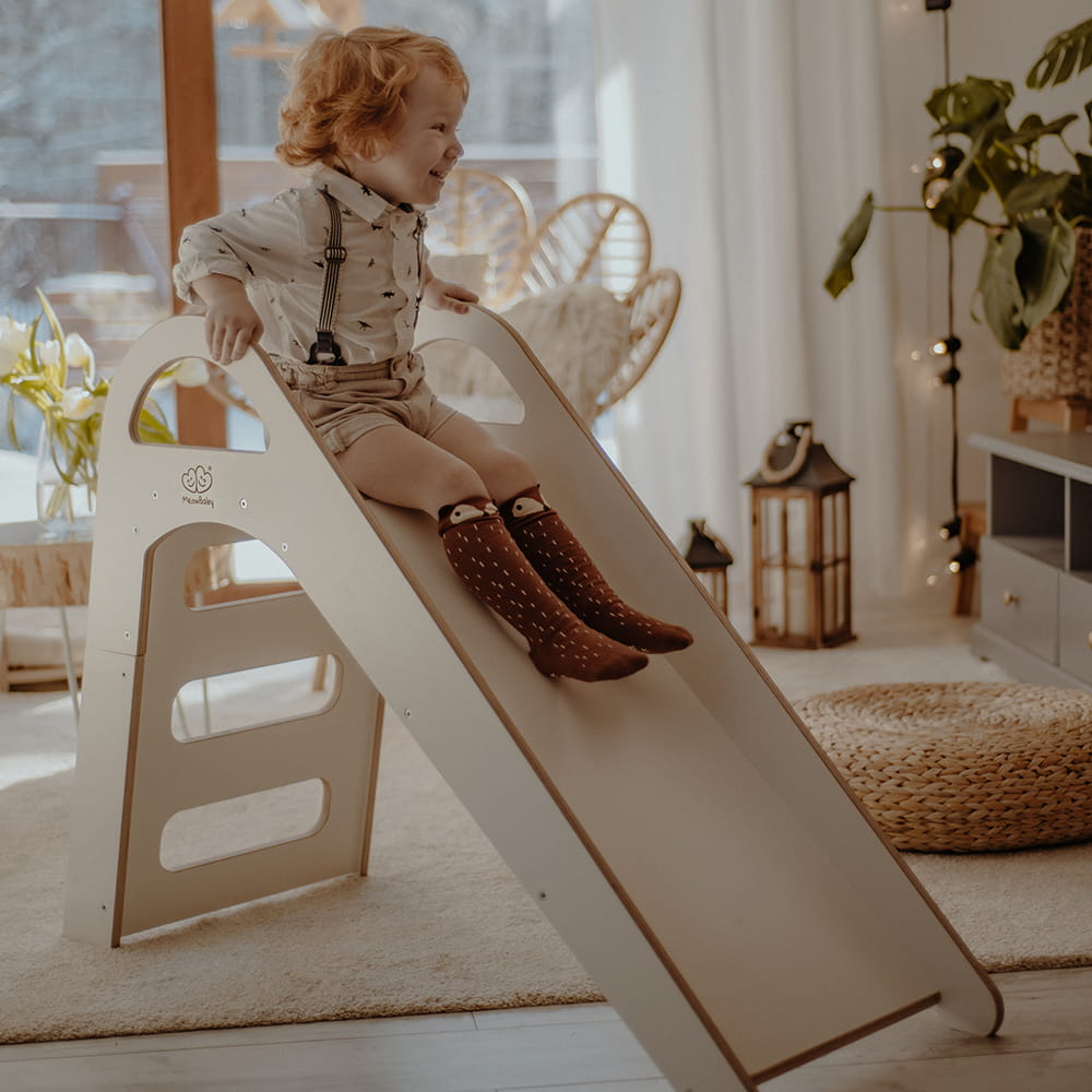 Houten Glijbaan Scandinavisch Speelruimte Voor Kinderen by MeowBaby