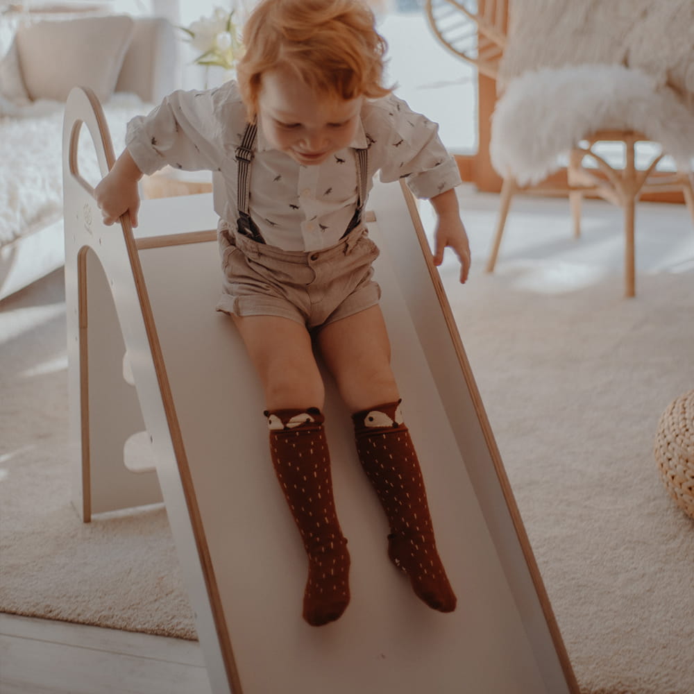 Houten Glijbaan Scandinavisch Speelruimte Voor Kinderen by MeowBaby