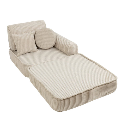 Modulaire Kinderbank Ecru Esthetisch Comfort Ontspannen by MeowBaby