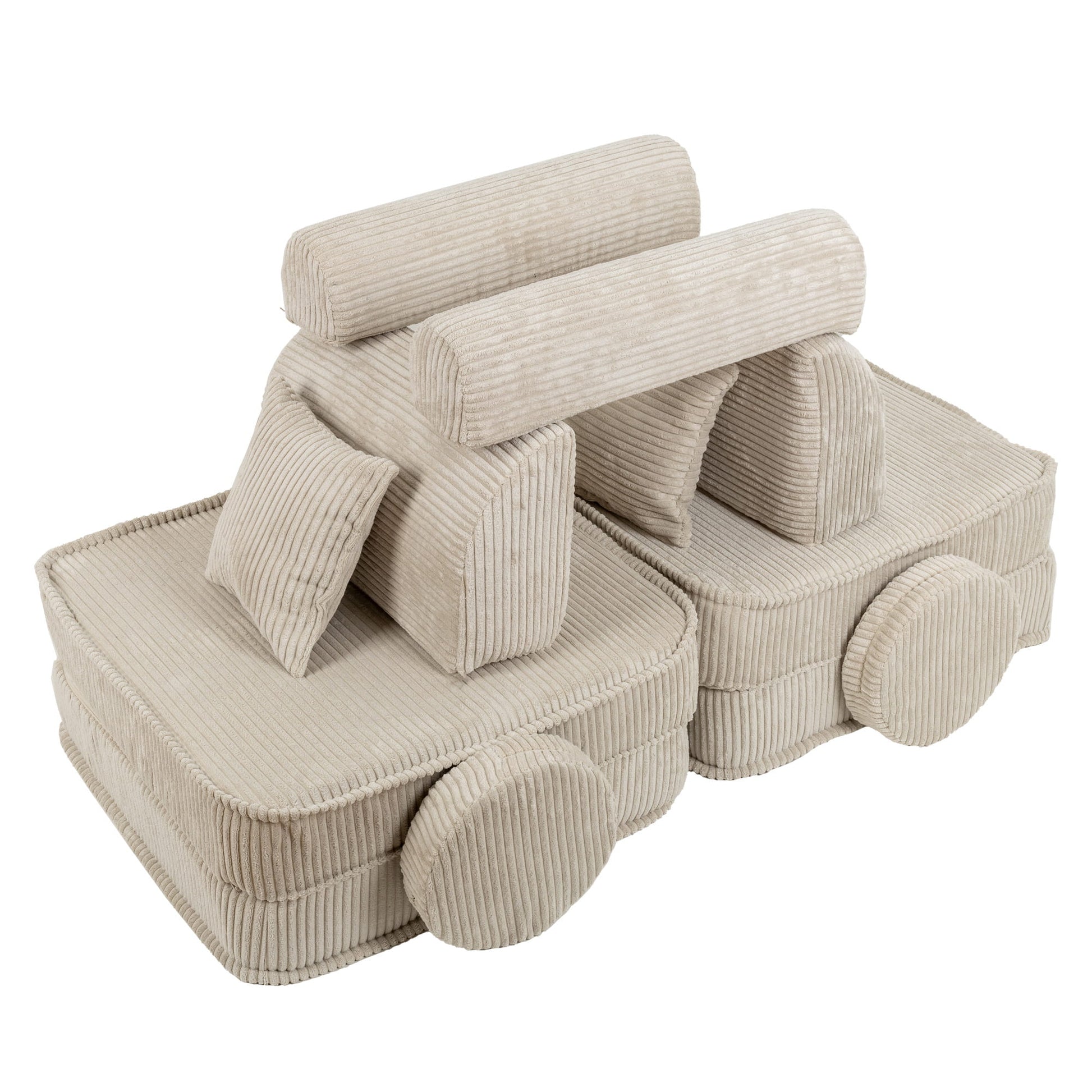 Modulaire Kinderbank Ecru Esthetisch Comfort Ontspannen by MeowBaby
