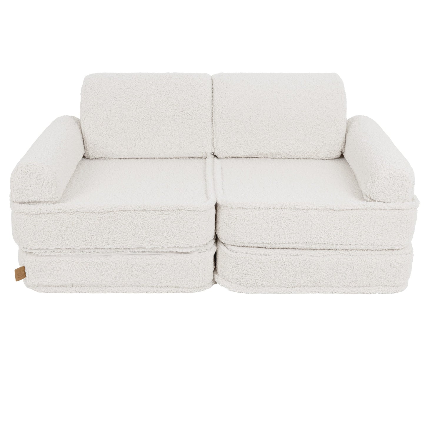 Modulaire Kinderbank Bearly Crèmekleur Zacht Comfortabel by MeowBaby