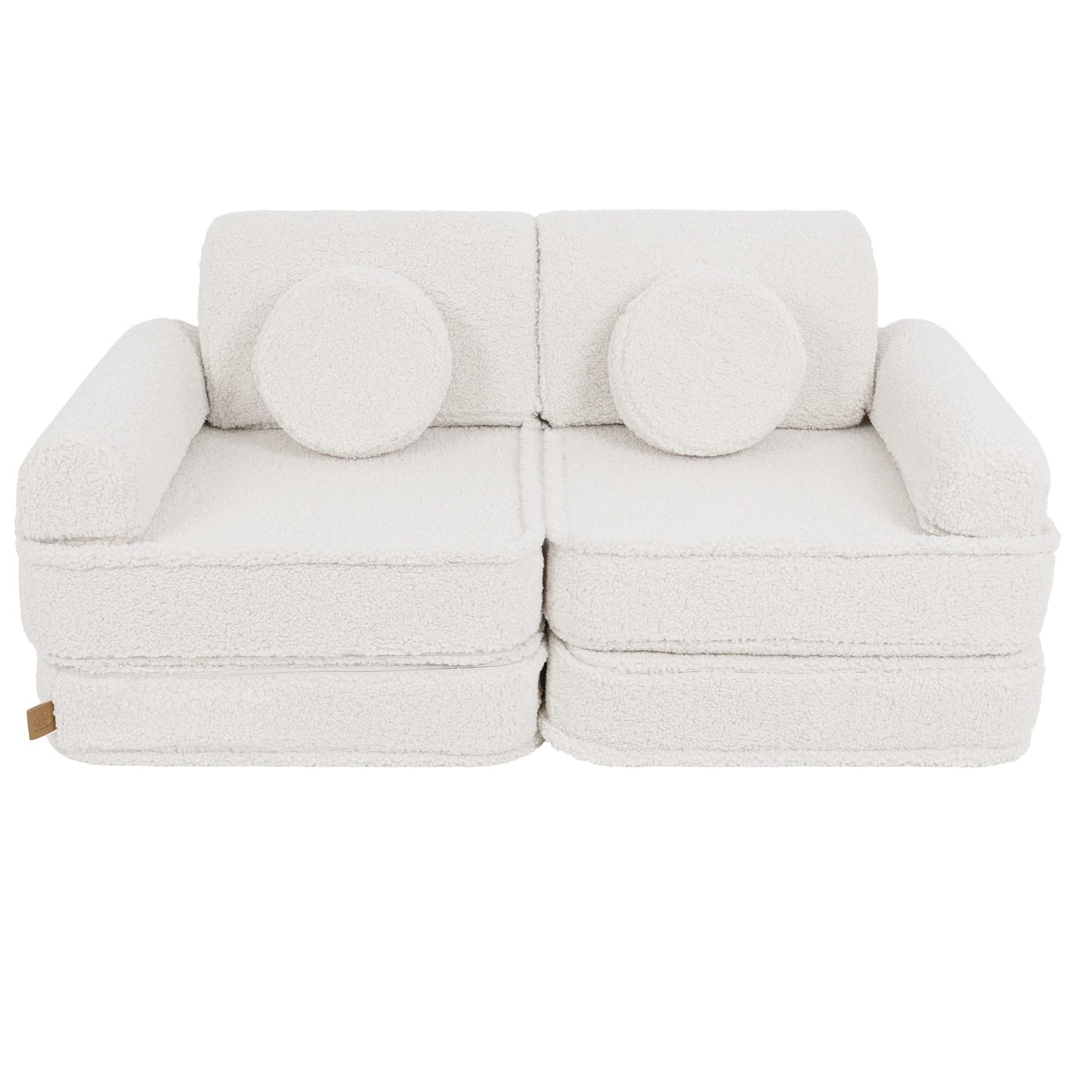 Modulaire Kinderbank Bearly Crèmekleur Zacht Comfortabel by MeowBaby