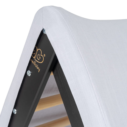 Kleuterhuisje Met Klimladder En Blauwgrijze Afdekking by MeowBaby