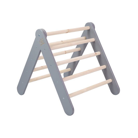 Houten Piklerladder Grijs Montessori Bewegingsvriendelijk by MeowBaby