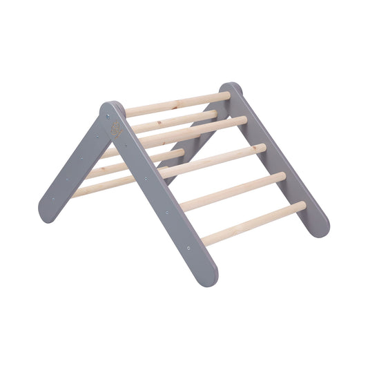Houten Piklerladder Grijs Montessori Bewegingsvriendelijk by MeowBaby