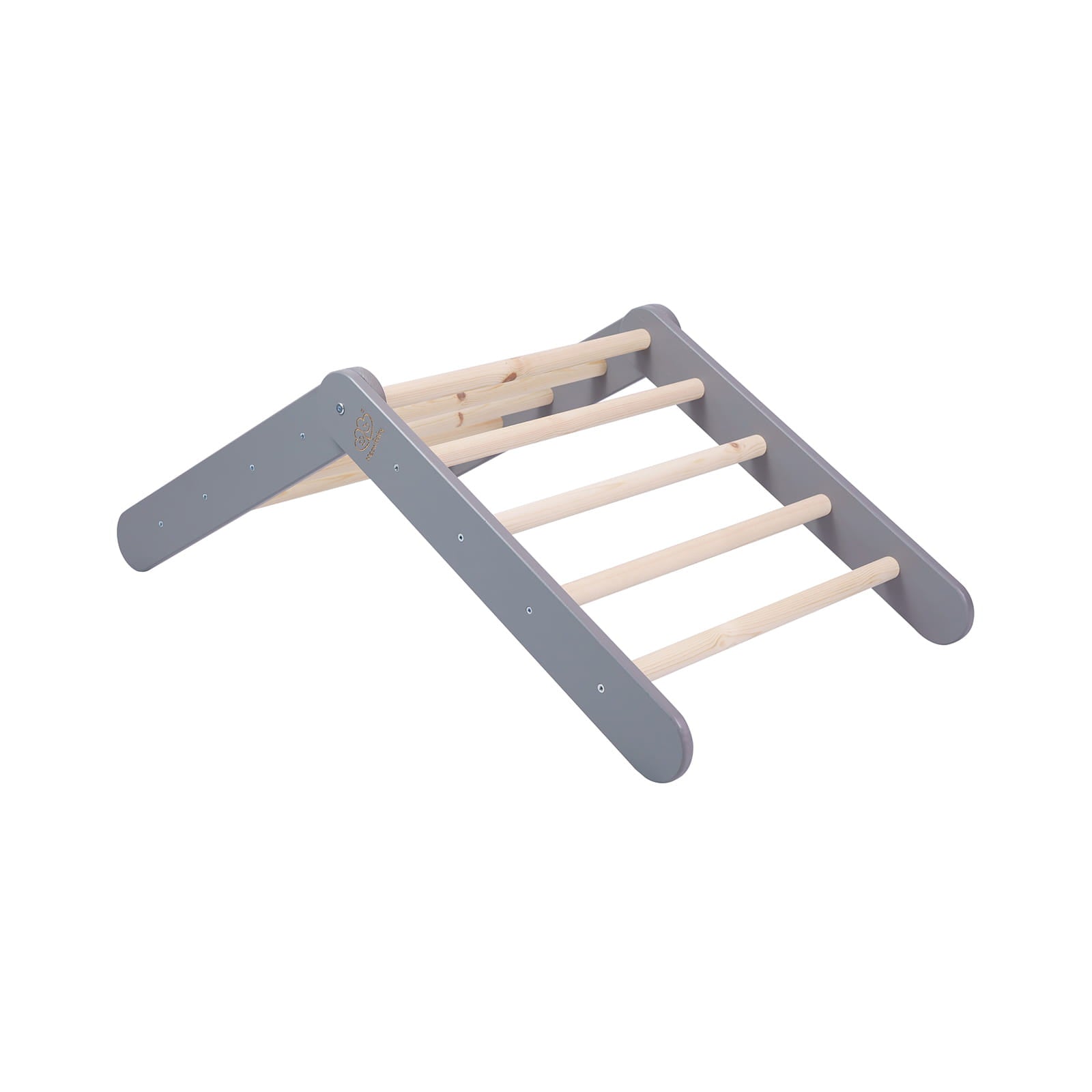Houten Piklerladder Grijs Montessori Bewegingsvriendelijk by MeowBaby