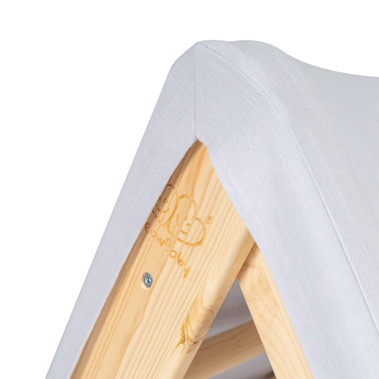 Houten Speelhuis Met Blauwgrijze Tentbescherming Compleet by MeowBaby