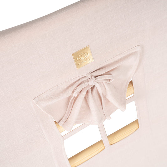 Houten Ladderhuis Met Roze Hoes Voor Kinderen Speelruimte by MeowBaby