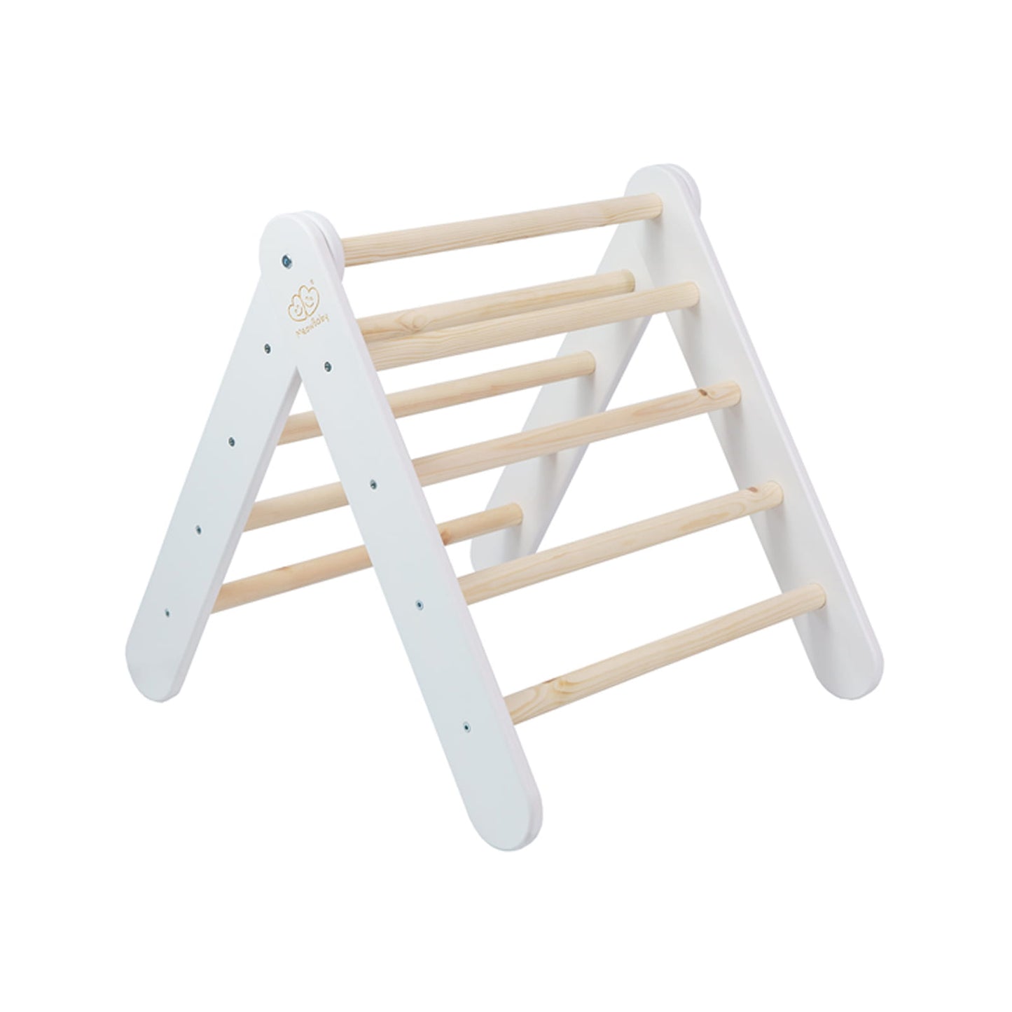 Grote Houten Montessori Piklerladder Witafwerking Duurzaam by MeowBaby