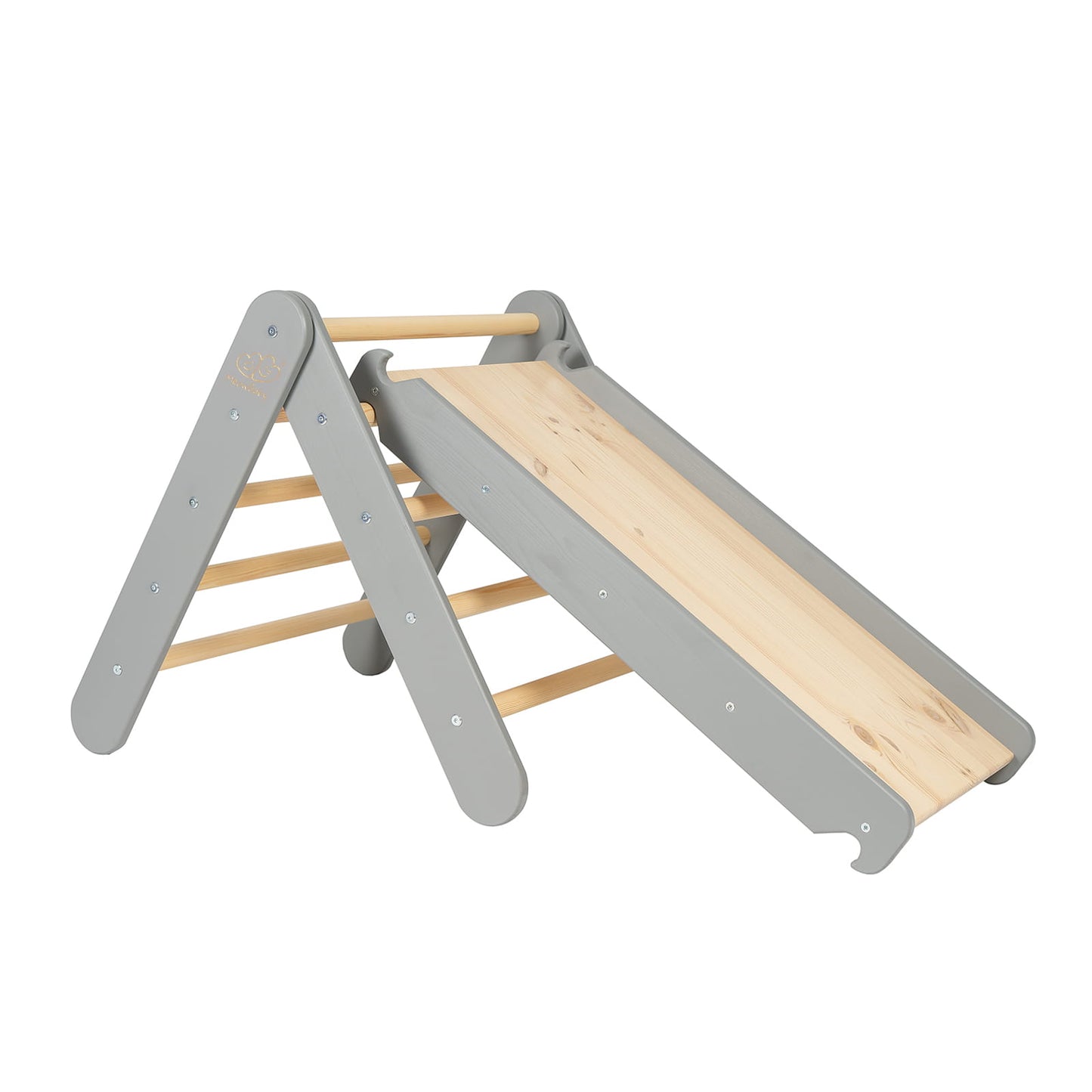 Glijbaan Klimwand Ladderspeeltoestel Grijs Buiten Kinderen by MeowBaby