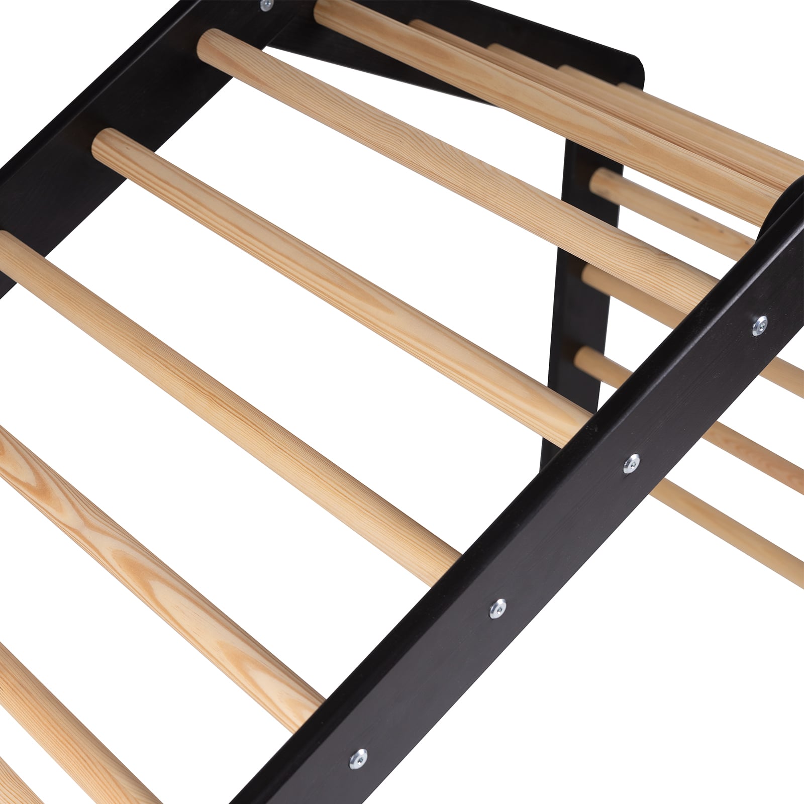 Houten Piklerladder Zwart Antislip Voor Kinderkamer by MeowBaby