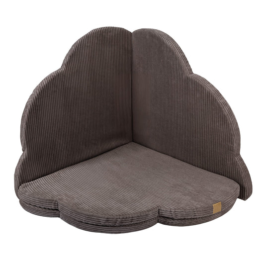 Speelmat Bruine Wolkvorm Voor Kinderen Met Zachte Vulling by MeowBaby