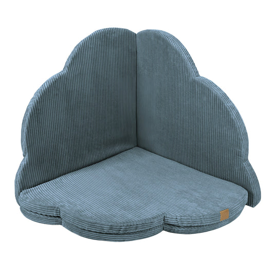 Speelmat Wolkvorm Turkoois Zachte Veilige Kinderen by MeowBaby
