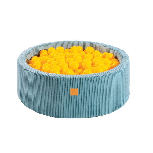Ballenbak Educatieve Speelruimte Turkoois Gele Ballen by MeowBaby