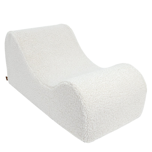 Wave Loungezetel Crèmekleur Comfortvol Voor Kinderen by MeowBaby